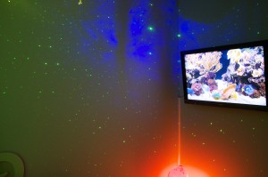 TV and Laser Star Projector